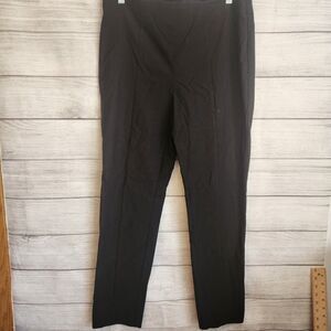 So Slimming by Chicos size 1 ankle black stretch careerwear pants
